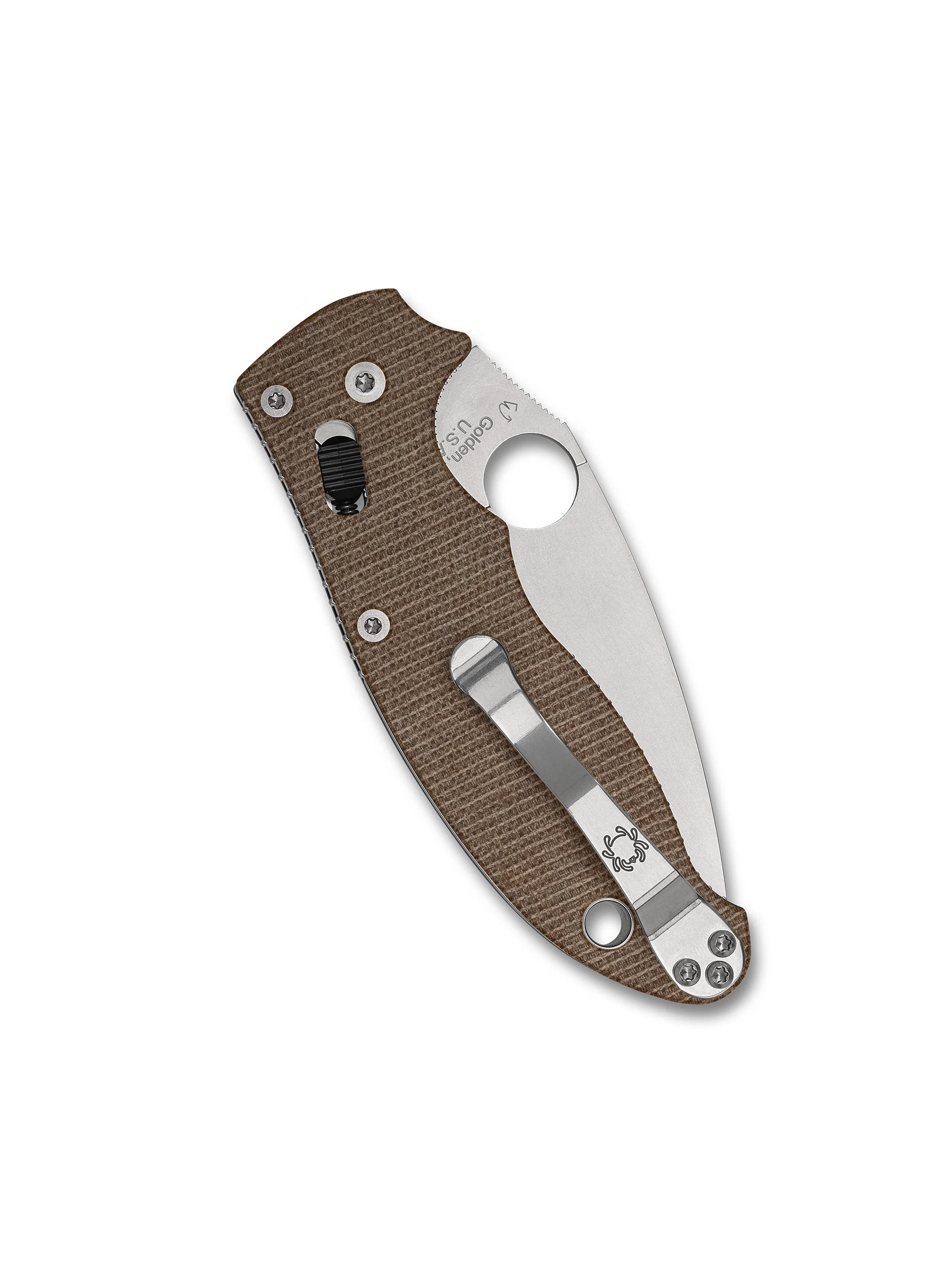 Manix® 2 Brown Canvas Micarta® CPM® CRU-WEAR® - Image 3