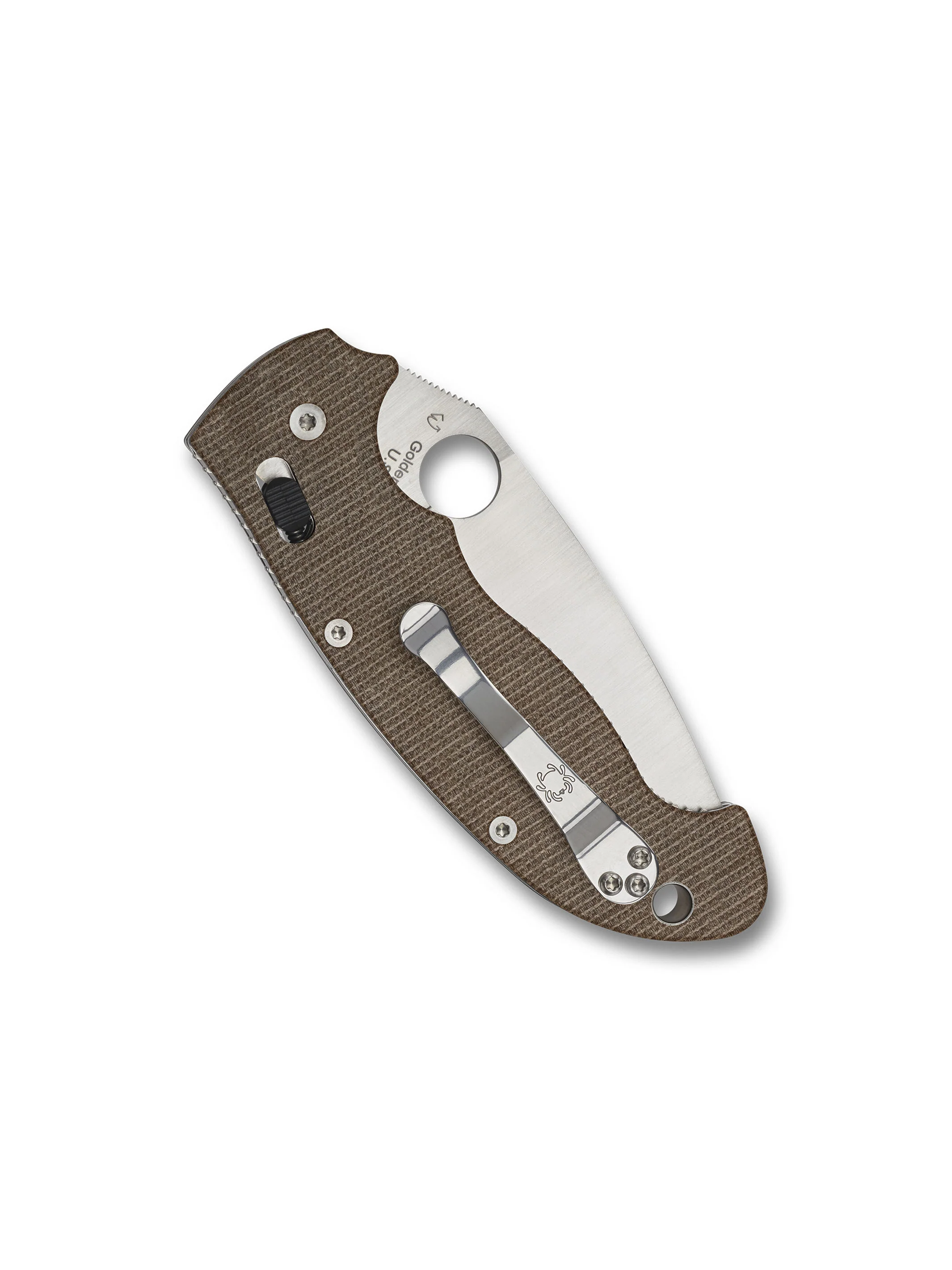 Manix® 2 XL Brown Canvas Micarta® CPM® Cru-Wear® - Image 3