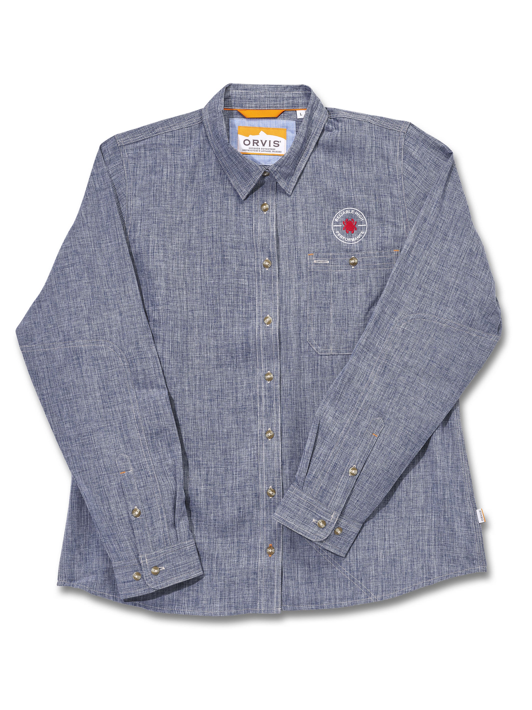 Orvis® Tech Women's Chambray Work Shirt - Image 3