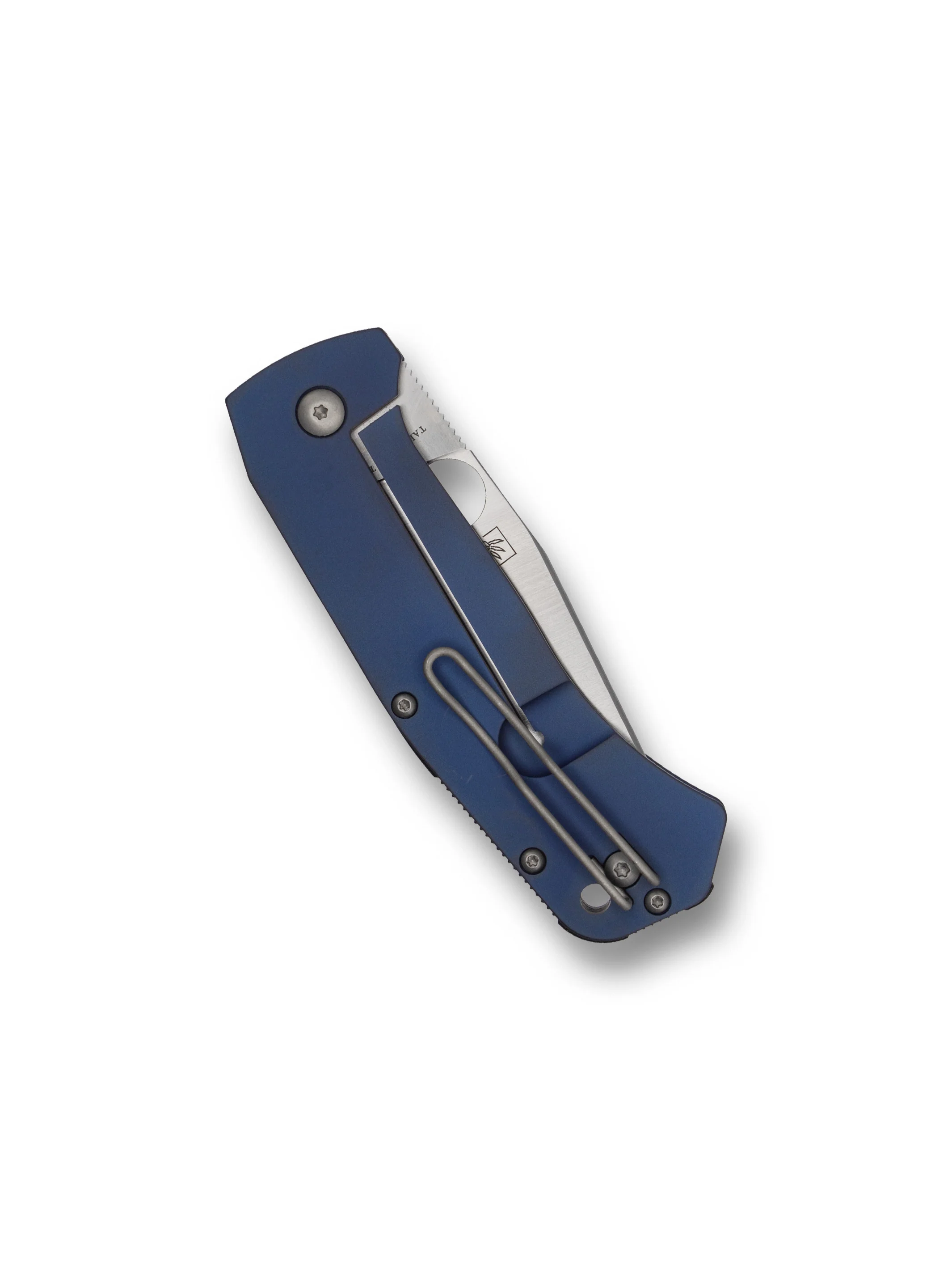 Slysz Bowie Blue Anodized Titanium M390 Exclusive - Image 3