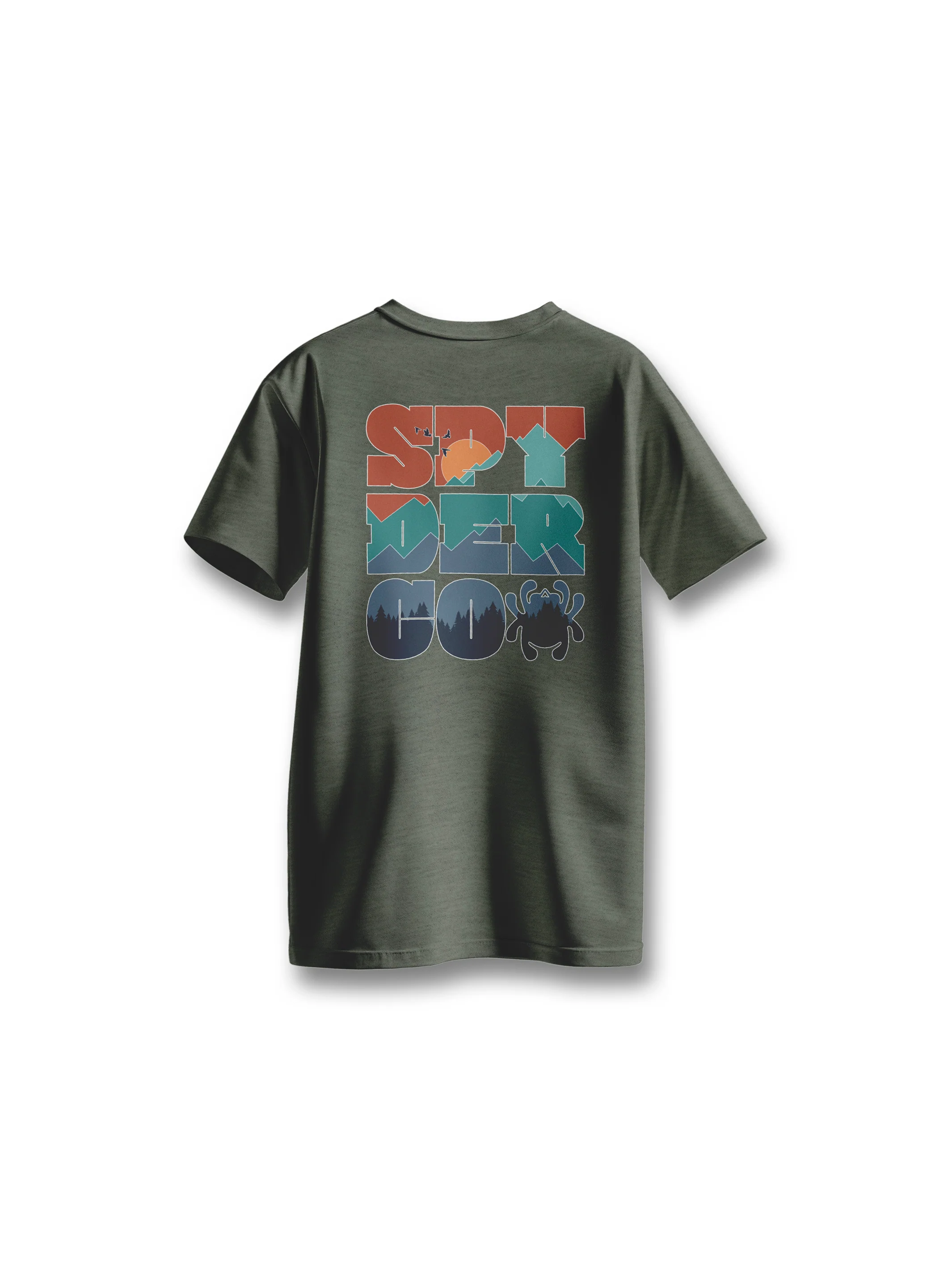 T-Shirt Spyderco Heather Green - Image 4