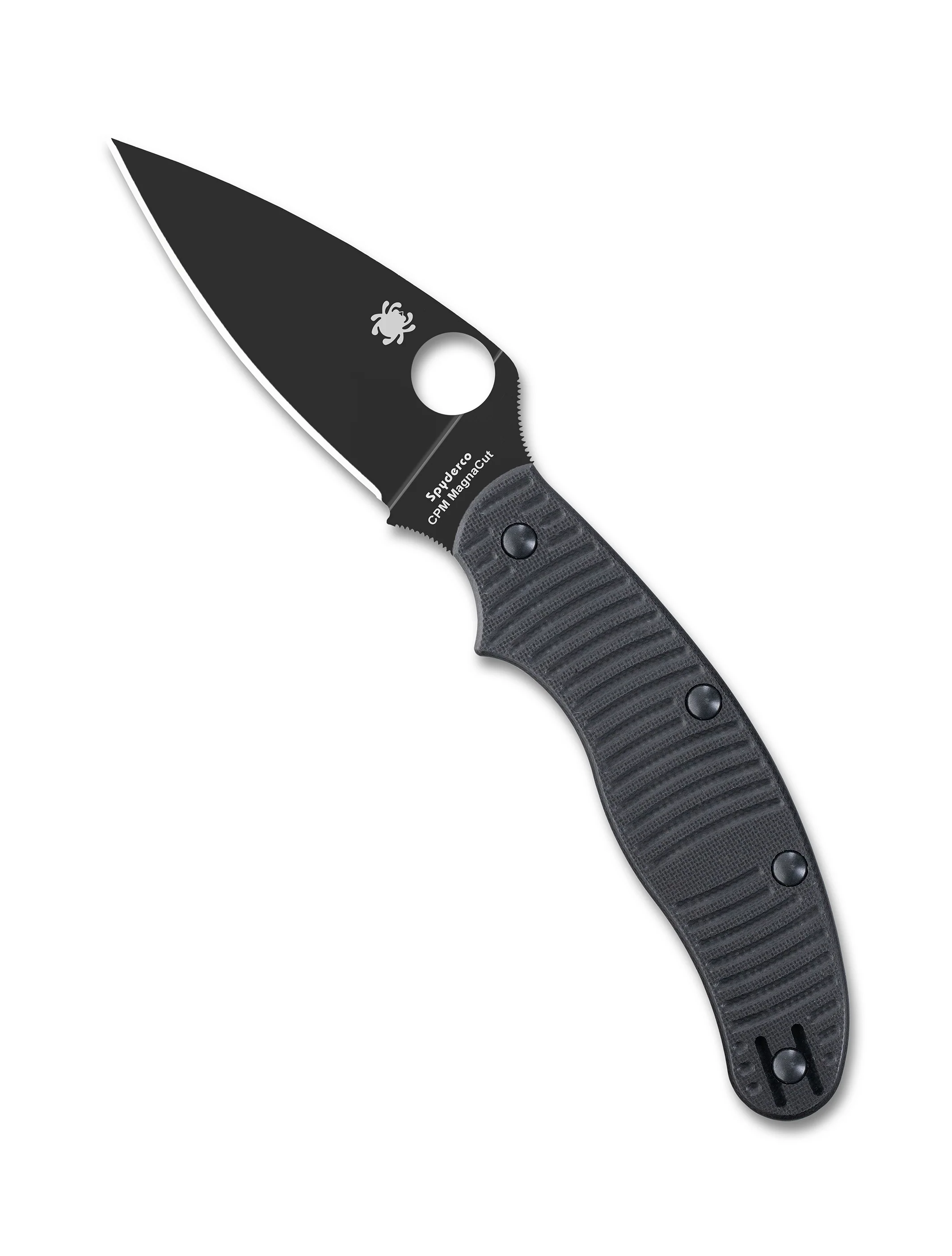 UK Penknife™ Salt® Black G-10 CPM® MagnaCut® Black Blade - Image 2